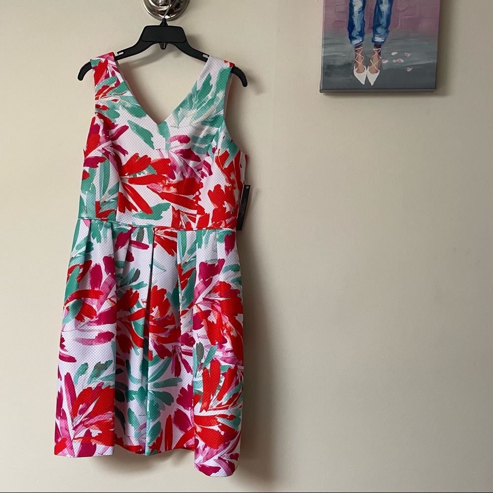 Tahari fit and flare dress